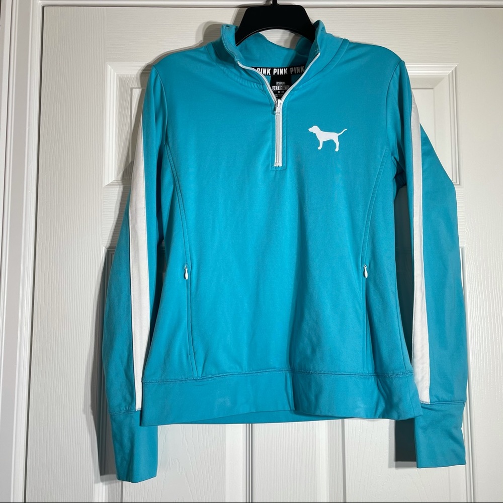 Victoria’s Secret PINK Quarter Zip Pullover Top
